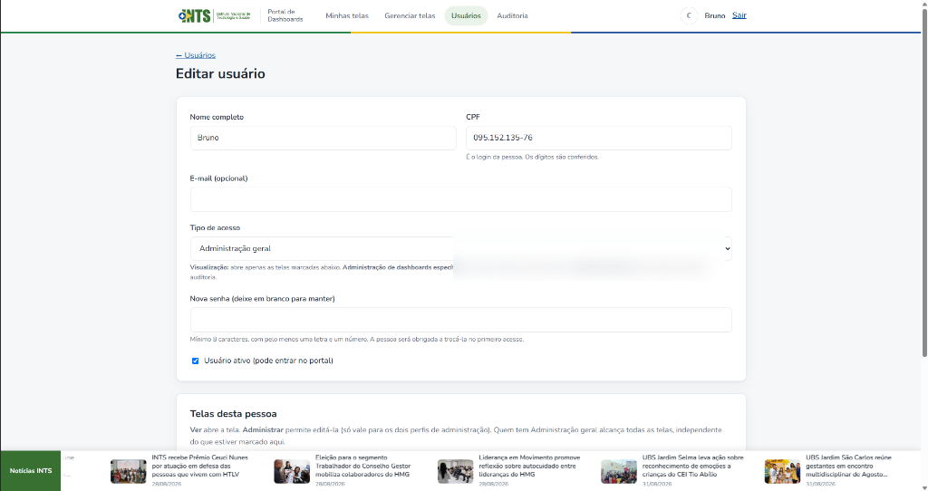 User Data